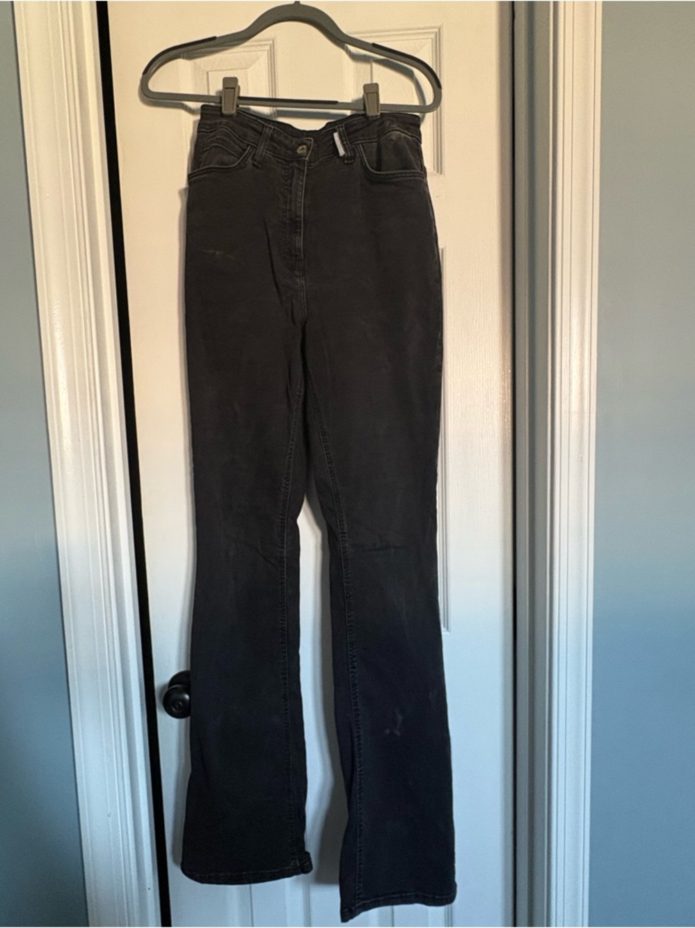 ASOS Collusion Black Flared High-Rise Jeans | Waist 28 Inseam 34